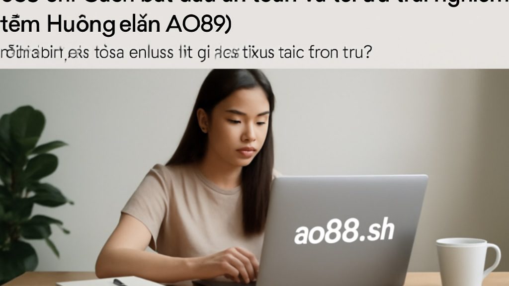 ao88.sh: Cách bắt đầu an toàn và tối ưu trải nghiệm (kèm Hướng dẫn AO88)
