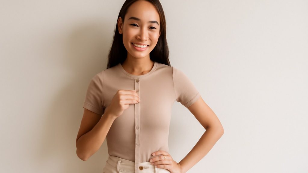 Minh họa: 1) Xác định dáng người: bước nền để mặc đẹp “nhẹ công”